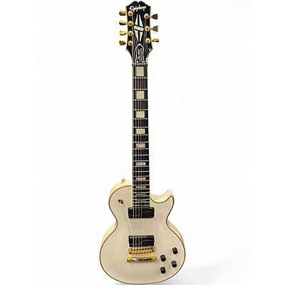 Used Epiphone Les Paul MKH Orgins 7-String White Solid Body Electric Guitar