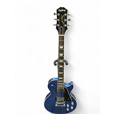 Used Epiphone Les Paul Modern Blue Solid Body Electric Guitar