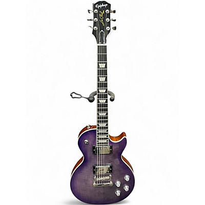 Used Epiphone Les Paul Modern Figured Purple Burst Solid Body Electric Guitar