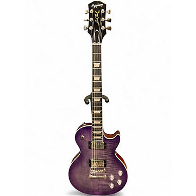 Used Epiphone Les Paul Modern Figured Purple Burst Solid Body Electric Guitar