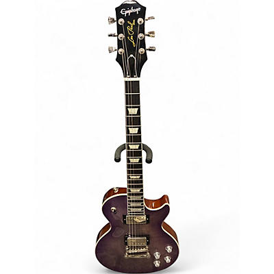 Used Epiphone Les Paul Modern Figured Trans Purple Solid Body Electric Guitar