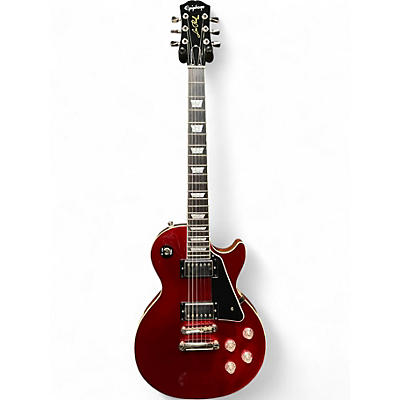 Used Epiphone Les Paul Modern Sparkling Burgandy Solid Body Electric Guitar
