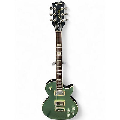 Used Epiphone Les Paul Muse Metallic Green Solid Body Electric Guitar