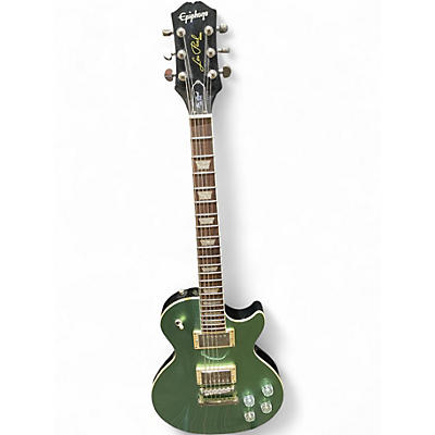 Used Epiphone Les Paul Muse Metallic Green Solid Body Electric Guitar