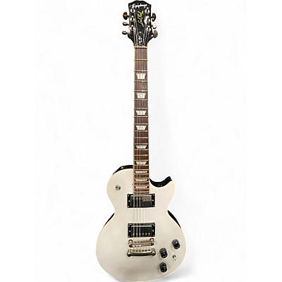 Used Epiphone Les Paul Muse Pearl White Metallic Solid Body Electric Guitar