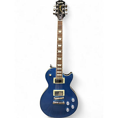 Used Epiphone Les Paul Muse blue sparkle Solid Body Electric Guitar