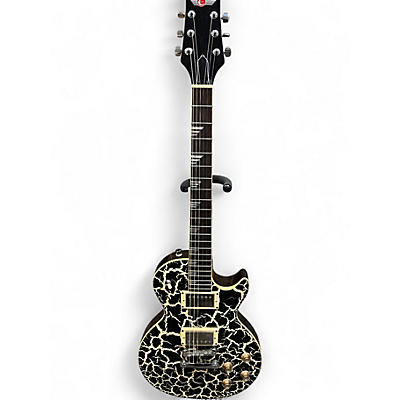 Used Epiphone Les Paul Nuclear Extreme Black and White Solid Body Electric Guitar