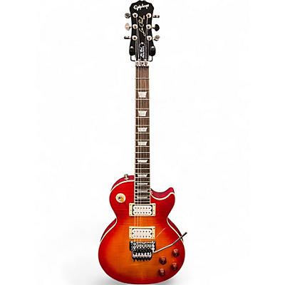 Used Epiphone Les Paul Plus Pro/FX Cherry Sunburst Solid Body Electric Guitar