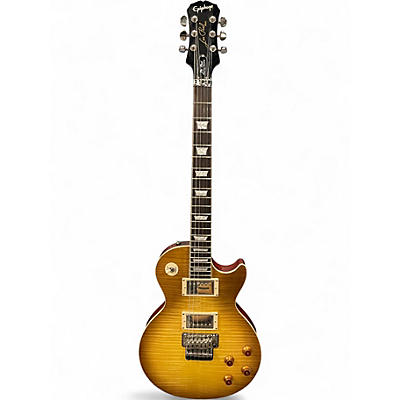 Used Epiphone Les Paul Plustop Pro 2 Tone Sunburst Solid Body Electric Guitar