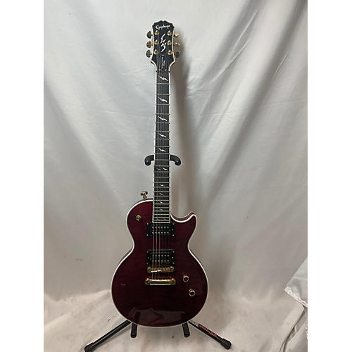 Epiphone Used Epiphone Les Paul Prophecy Custom EX Black Cherry Solid Body Electric Guitar Black Cherry