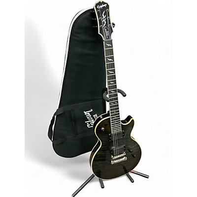 Used Epiphone Les Paul Prophecy Custom EX Midnight Ebony Solid Body Electric Guitar