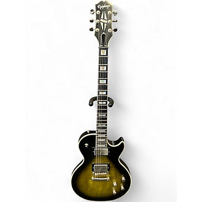 Used Epiphone Les Paul Prophecy Custom EX OLIVE BURST Solid Body Electric Guitar