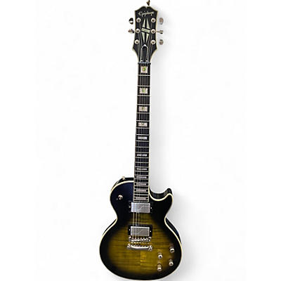 Used Epiphone Les Paul Prophecy Custom EX OLIVE BURST Solid Body Electric Guitar