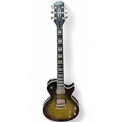 Used Epiphone Les Paul Prophecy GX Olive Tiger Solid Body Electric Guitar