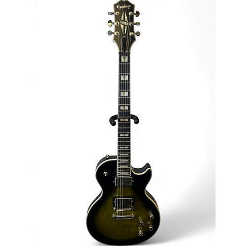 Used Epiphone Les Paul Prophecy GX olive burst Solid Body Electric Guitar olive burst