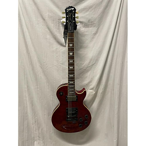 Epiphone Used Epiphone Les Paul Quilt Top Wine Red Solid Body Electric Guitar Wine Red