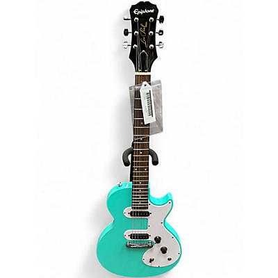 Used Epiphone Les Paul SL Teal Solid Body Electric Guitar