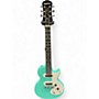 Used Epiphone Les Paul SL Turquoise Solid Body Electric Guitar Turquoise