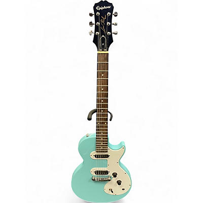 Used Epiphone Les Paul SL Turquoise Solid Body Electric Guitar