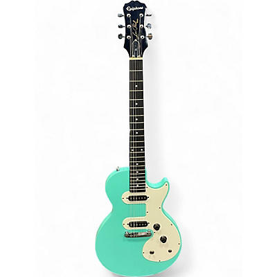 Used Epiphone Les Paul SL Turquoise Solid Body Electric Guitar