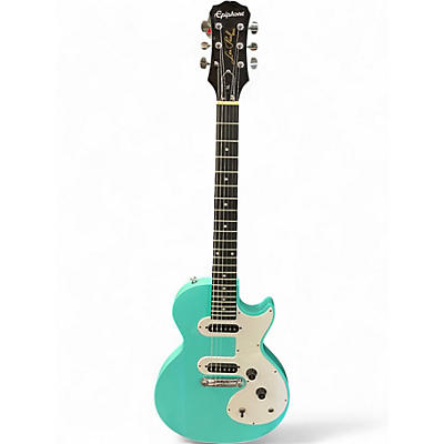 Used Epiphone Les Paul SL Turquoise Solid Body Electric Guitar