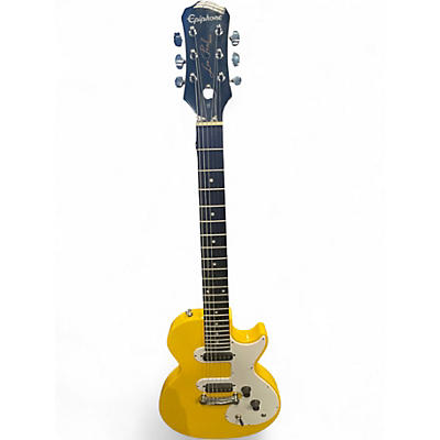 Used Epiphone Les Paul SL Yellow Solid Body Electric Guitar