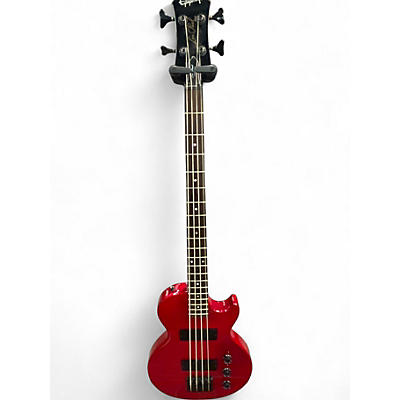 Used Epiphone Les Paul Special 4-String RED Electric Bass Guitar