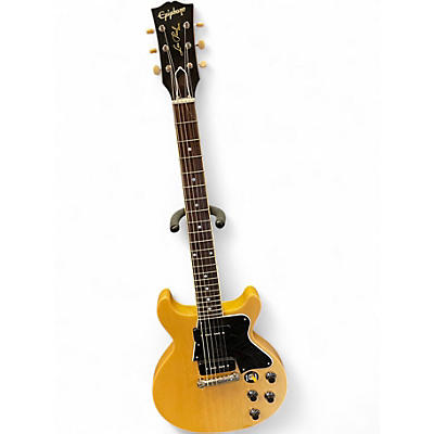 Used Epiphone Les Paul Special Double Cutaway TV Yellow Solid Body Electric Guitar