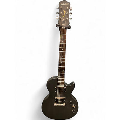 Used Epiphone Les Paul Special I Satin Black Solid Body Electric Guitar