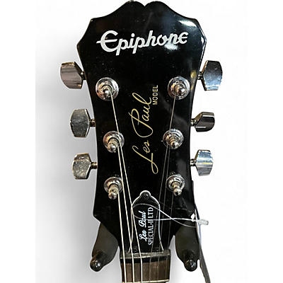 Used Epiphone Les Paul Special II Black Solid Body Electric Guitar