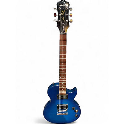 Used Epiphone Les Paul Special II Blue Agave Solid Body Electric Guitar