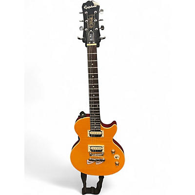 Used Epiphone Les Paul Special II Orange Solid Body Electric Guitar