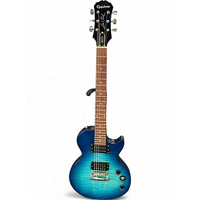 Used Epiphone Les Paul Special II Plus Top Trans Blueburst Solid Body Electric Guitar