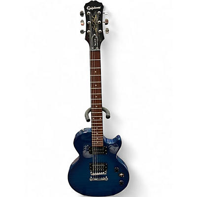 Used Epiphone Les Paul Special II Plus Transparent Blue Solid Body Electric Guitar