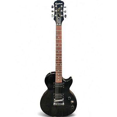 Used Epiphone Les Paul Special II Trans Black Solid Body Electric Guitar