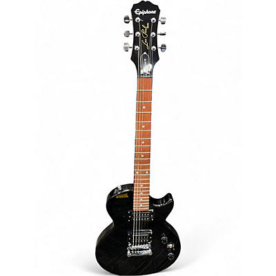 Used Epiphone Les Paul Special II Trans Black Solid Body Electric Guitar
