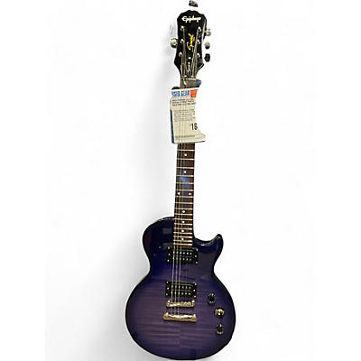 Epiphone Used Epiphone Les Paul Special II Trans Purple Solid Body Electric Guitar