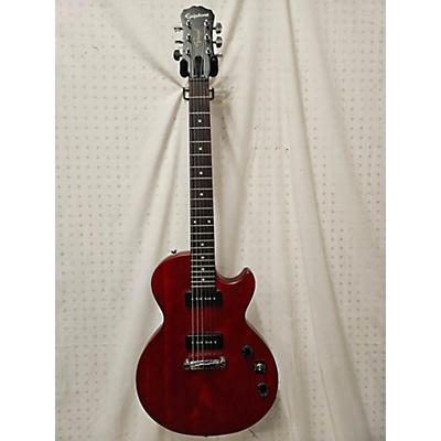 Epiphone Used Epiphone Les Paul Special P90 Worn Cherry Solid Body Electric Guitar