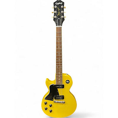 Used Epiphone Les Paul Special P90 Yellow Solid Body Electric Guitar
