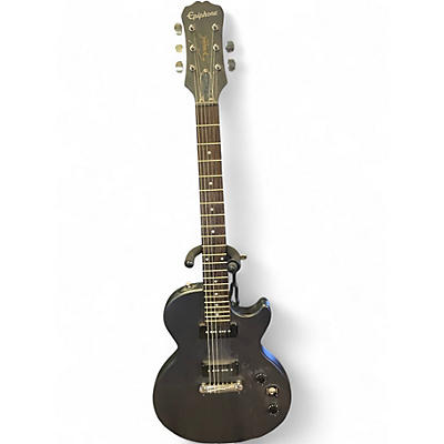 Used Epiphone Les Paul Special P90S WORN EBONY Solid Body Electric Guitar