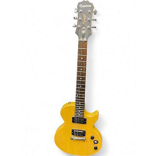 Used Epiphone Les Paul Special Yellow Solid Body Electric Guitar Yellow