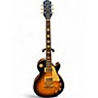 Used Epiphone Les Paul Standard 1950s 2 tone vintage sunburst flame Solid Body Electric Guitar 2 tone vintage sunburst flame