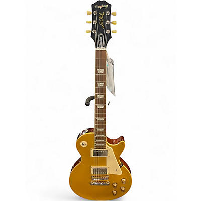 Used Epiphone Les Paul Standard 1950s Metallic Gold Solid Body Electric Guitar