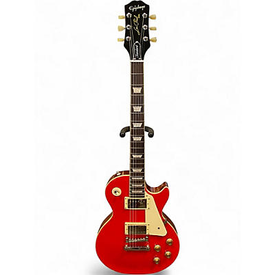 Used Epiphone Les Paul Standard 1950s Red Solid Body Electric Guitar