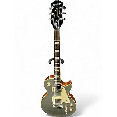 Used Epiphone Les Paul Standard 1960s Silvermist Solid Body Electric Guitar