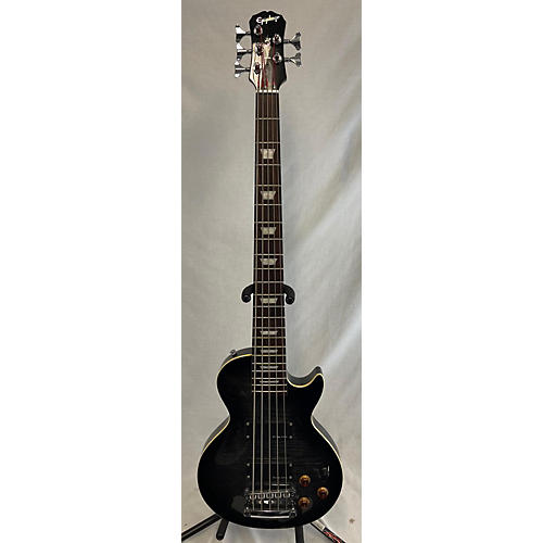 Epiphone Used Epiphone Les Paul Standard 5 Grey Burst Electric Bass Guitar grey burst