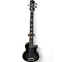 Used Epiphone Les Paul Standard 5 String Trans Black Electric Bass Guitar Trans Black