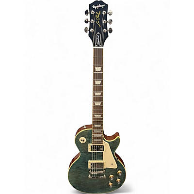 Used Epiphone Les Paul Standard '60s Quilt G Trans Blue Solid Body Electric Guitar