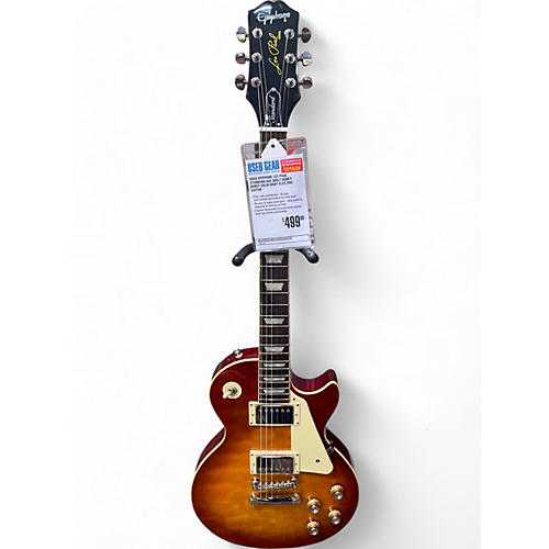 Epiphone Used Epiphone Les Paul Standard 60s Quilt Honey Burst Solid Body Electric Guitar Honey Burst