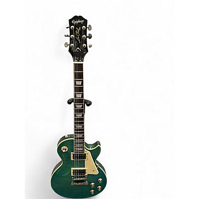Used Epiphone Les Paul Standard 60's Quilt Top Translucent Blue Solid Body Electric Guitar